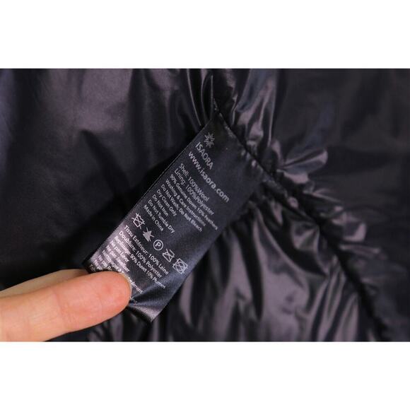 Isaora Gray Wool Down Puffer Vest Jacket Men's XL - Picture 9 of 9